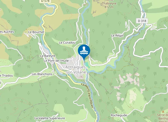 Map of LE MAS AU PLAN D'EAU DU PAL