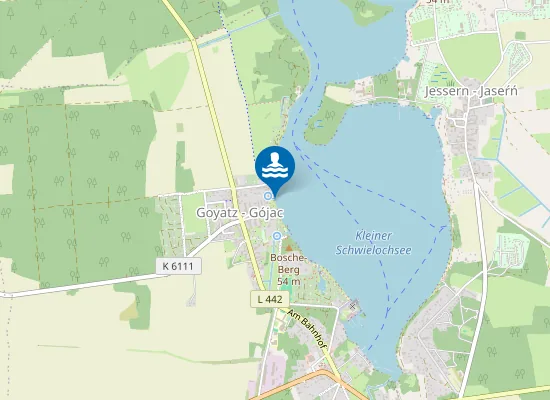 Map of SCHWIELOCHSEE GOYATZ