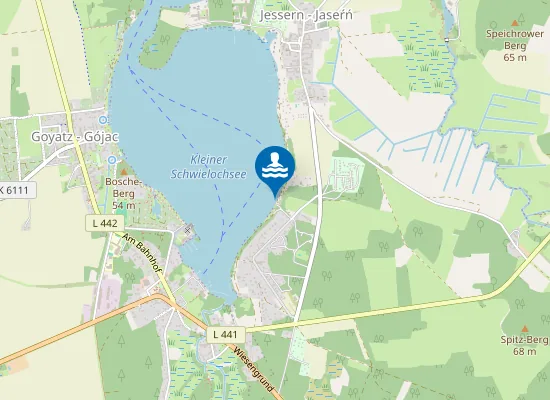 Map of SCHWIELOCHSEE JESSERN