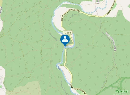 Map of L'IBIE AU TROU DE LA LUNE