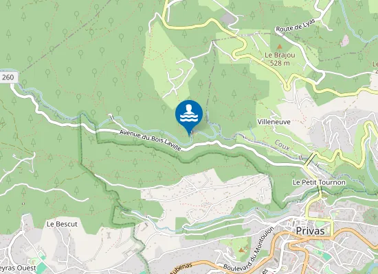 Map of LE MEZAYON AU LIEU DIT LA NEUVE
