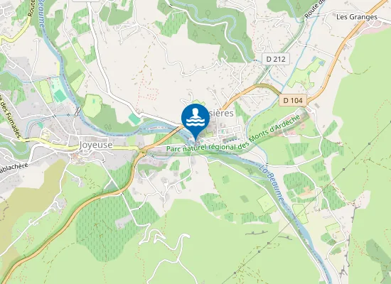 Map of LA BEAUME A LA PLAGE DE LA TOURASSE