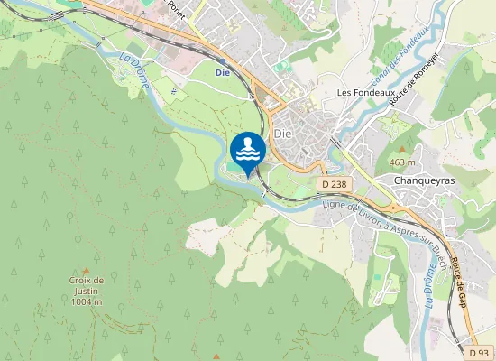 Map of DROME CENTRE DIE