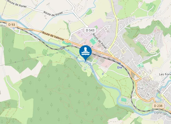 Map of DROME AVAL DIE