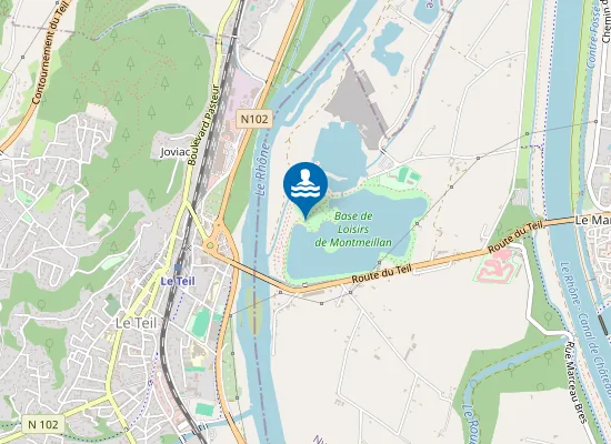 Map of LAC DE MONTMEILLAN