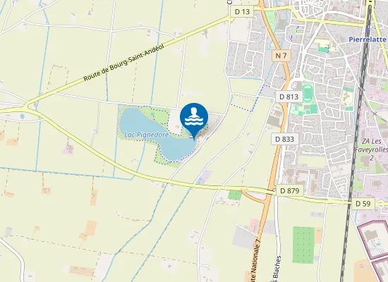 Map of LAC DE PIGNEDORE