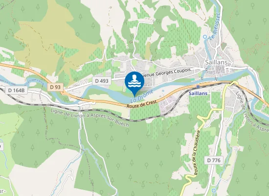 Map of DROME AVAL SAILLANS