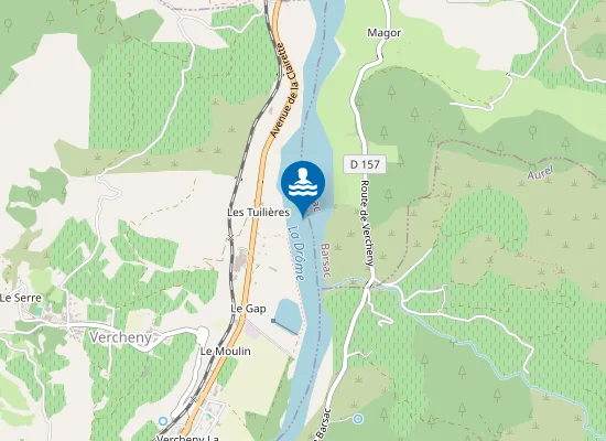 Map of DROME AMONT DE VERCHENY