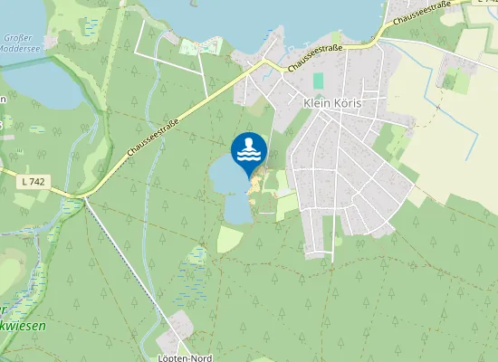 Map of TONSEE GROSS KOERIS OT KLEIN KOERIS