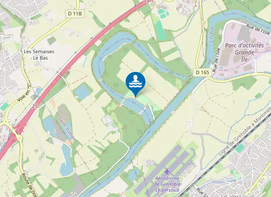 Map of LE VERSOUD - SAINT ISMIER - LE BOIS FRANCAIS