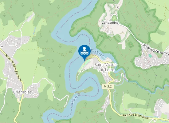 Map of RET.GRANGENT - BASE NAUTIQUE