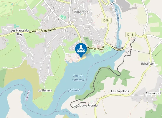 Map of RET.VILLEREST - BASE NAUTIQUE