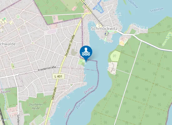 Map of ZEUTHENER SEE EICHWALDE