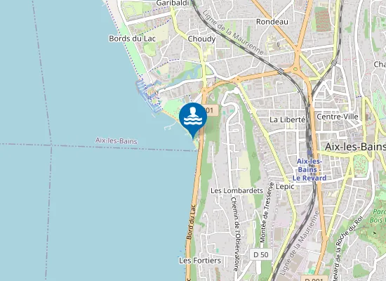 Map of PLAGE DU ROWING