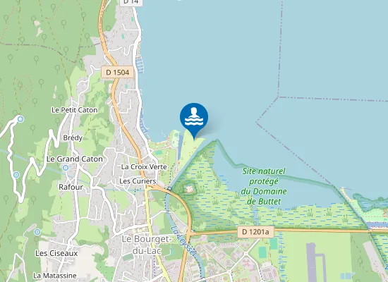 Map of PLAGE CAMPING L'ILE AUX CYGNES