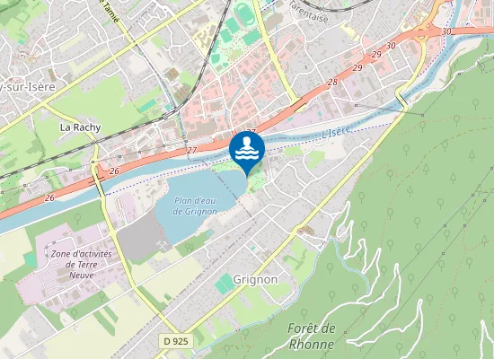 Map of PLAN D'EAU DE GRIGNON