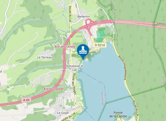 Map of PLAGE DU CAMPING DE L'AMBROISIERE