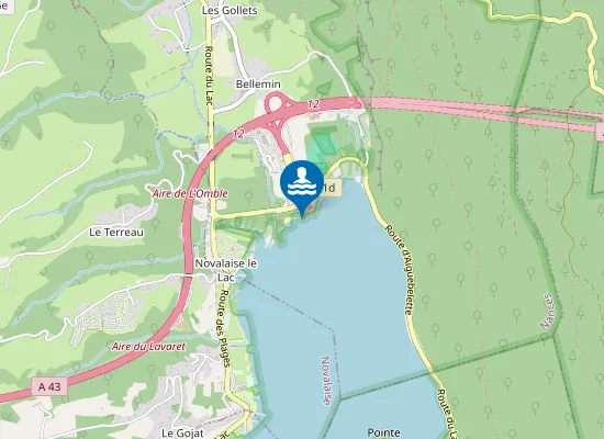 Map of PLAGE DE LA CRIQUE