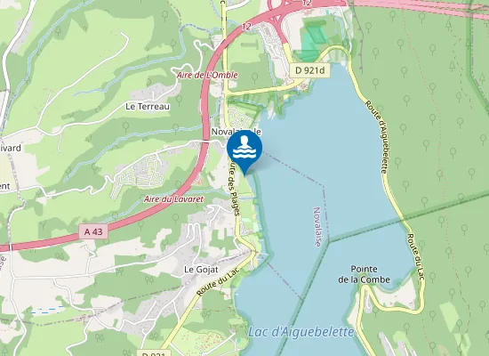 Map of PLAGE PRE D'ARGENT