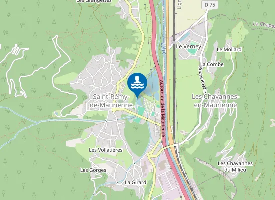 Map of PLAN D'EAU DU LAC BLEU