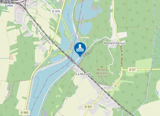 Map of PLAN D'EAU L'ETANG BLEU