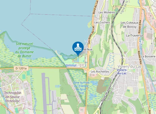 Map of PLAGE DES MOTTETS