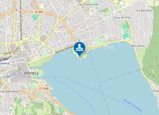 Map of Annecy Imperial