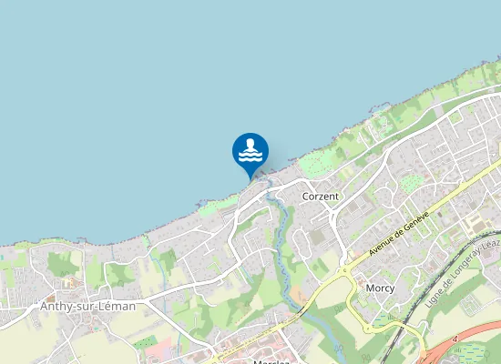 Map of ANTHY CHAMP DE L'EAU