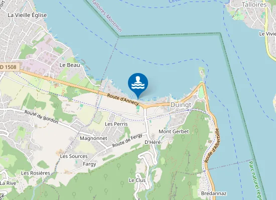 Map of DUINGT MUNICIPALE