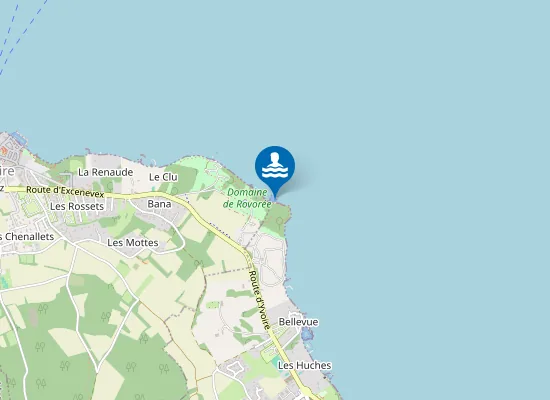 Map of EXCENEVEX ROVOREE