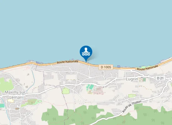 Map of LUGRIN TOURRONDE