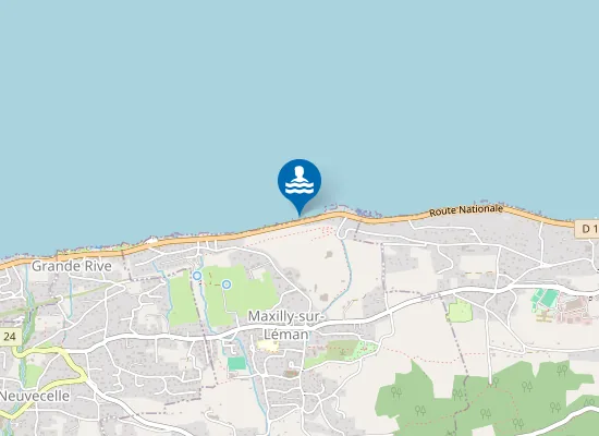 Map of MAXILLY-SUR-LEMAN BOIS DU BAL