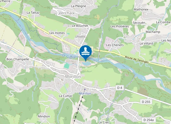 Map of MORILLON MUNICIPALE