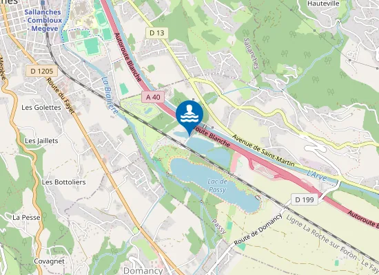 Map of PASSY CAVETTAZ