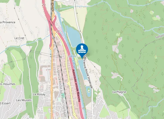 Map of SALLANCHES ILETTES