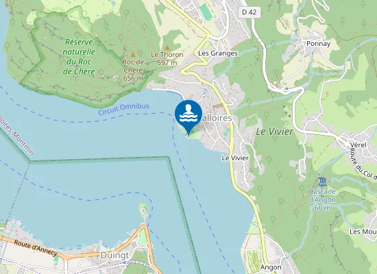 Map of TALLOIRES MUNICIPALE