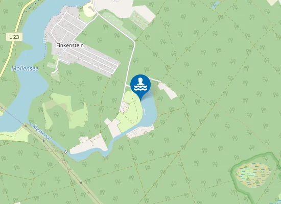 Map of KIESSEE KAGEL ZELTPLATZ E40