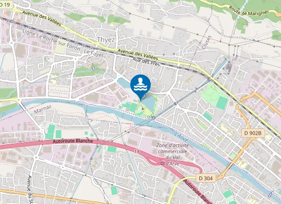 Map of THYEZ MUNICIPALE