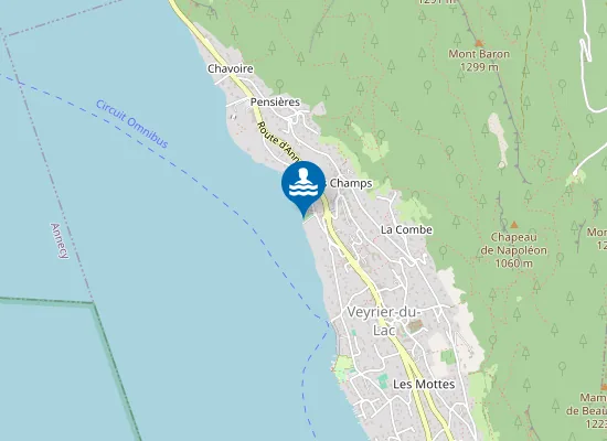 Map of VEYRIER LE PLANT