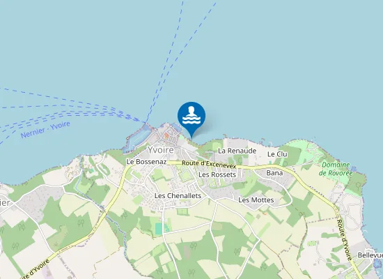 Map of Yvoire La Garite