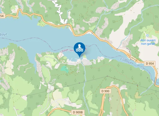 Map of PLAGE MUNICIPALE