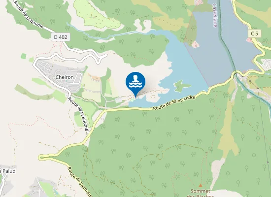 Map of PLAGE DU CHEIRON