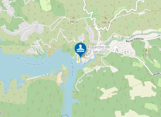 Map of PREMIERE ANSE APRES BASE NAUTIQUE