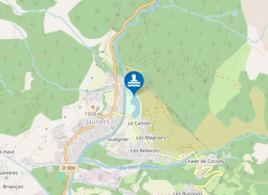 Map of PLAN D'EAU DE JAUSIERS