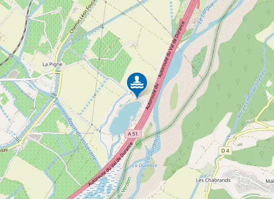 Map of PLAN D'EAU DES VANNADES