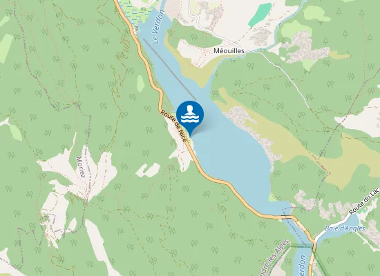 Map of PLAN DU LAC DE CASTILLON