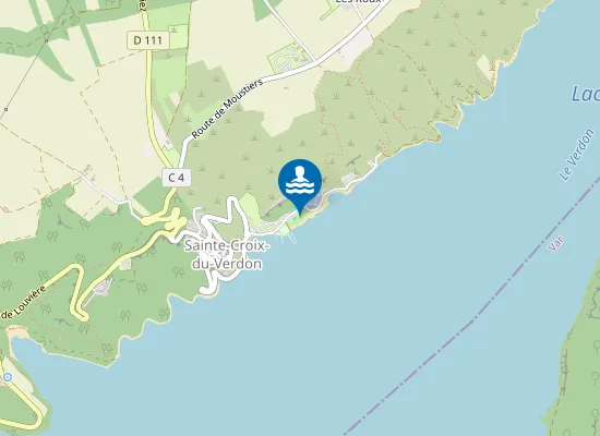 Map of PLAGE FACE AUX TENNIS