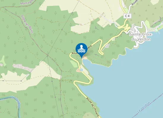 Map of BAIE DE LA SAUNA