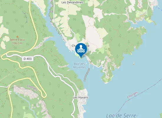 Map of BAIE DE CHANTELOUBE