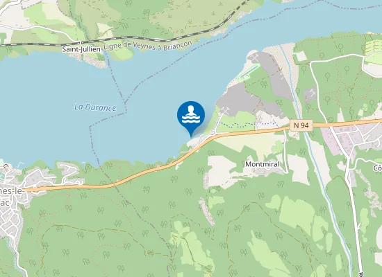 Map of LES EAUX DOUCES